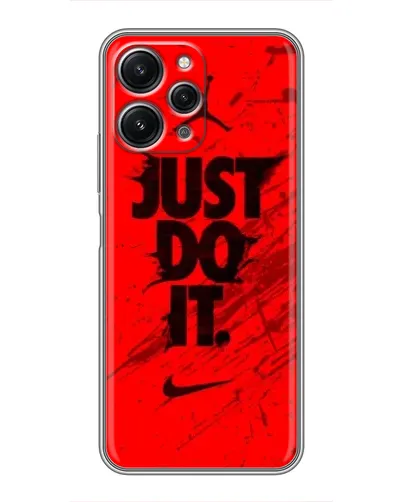 Чехол для Xiaomi Redmi 12 (5G) с картинкой «Nike Just Do It»