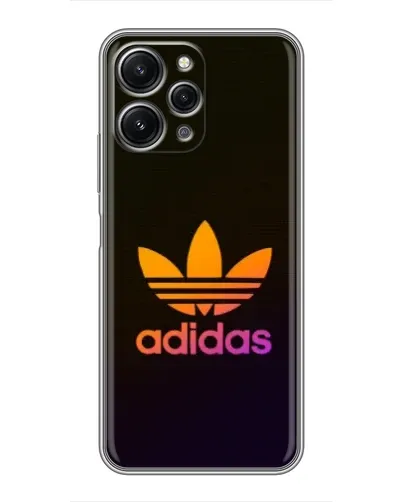 Чехол для Xiaomi Redmi 12 (5G) с картинкой «Градиент Adidas»
