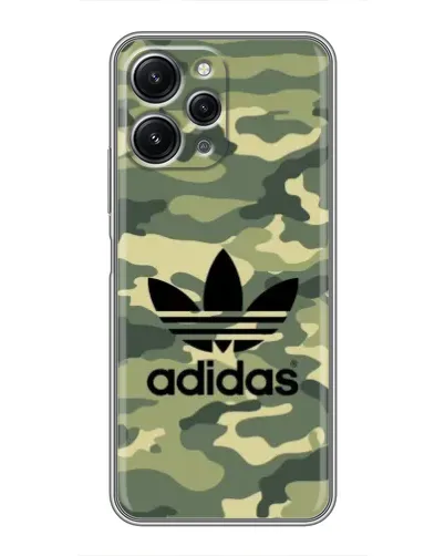 Чехол для Xiaomi Redmi 12 (5G) с картинкой «Милитари стиль Adidas»