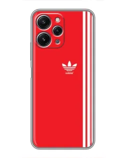 Чехол для Xiaomi Redmi 12 (5G) с картинкой «Красный минимализм Adidas» Чехол для Xiaomi Redmi 12 (5G) с картинкой «Красный минимализм Adidas»