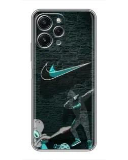 Чехол для Xiaomi Redmi 12 (5G) с картинкой «Спортивный арт Nike» Чехол для Xiaomi Redmi 12 (5G) с картинкой «Спортивный арт Nike»