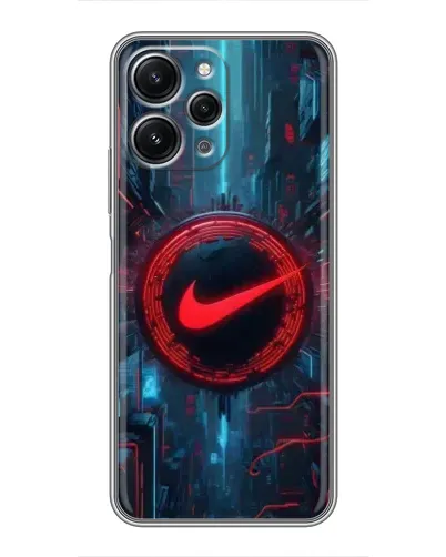 Чехол для Xiaomi Redmi 12 (5G) с картинкой «Техногенный стиль Nike» Чехол для Xiaomi Redmi 12 (5G) с картинкой «Техногенный стиль Nike»
