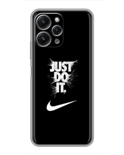 Чехол для Xiaomi Redmi 12 (5G) с картинкой «Текстовый принт Nike» Чехол для Xiaomi Redmi 12 (5G) с картинкой «Текстовый принт Nike»