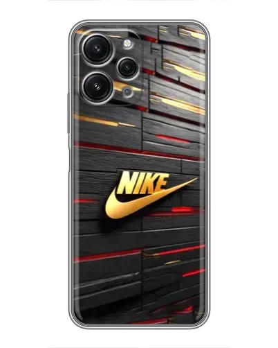 Чехол для Xiaomi Redmi 12 (5G) с картинкой «Золотой Nike на металле» Чехол для Xiaomi Redmi 12 (5G) с картинкой «Золотой Nike на металле»