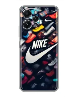 Чехол для Xiaomi Redmi 12 (5G) с картинкой «Коллекция кроссовок Nike» Чехол для Xiaomi Redmi 12 (5G) с картинкой «Коллекция кроссовок Nike»