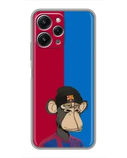 Чохол для Xiaomi Redmi 12 (5G) з картинкою «Bored Ape — фанат Барси» Чохол для Xiaomi Redmi 12 (5G) з картинкою «Bored Ape — фанат Барси»