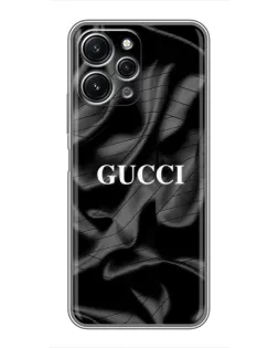 Чехол для Xiaomi Redmi 12 (5G) с картинкой «Gucci — шелковые волны» Чехол для Xiaomi Redmi 12 (5G) с картинкой «Gucci — шелковые волны»