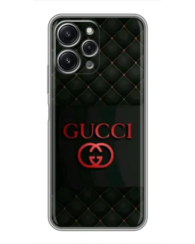 Чехол для Xiaomi Redmi 12 (5G) с картинкой «Gucci — стеганый черный»