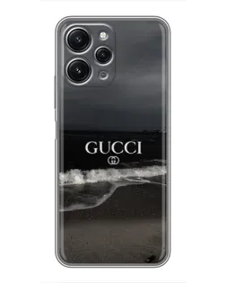 Чехол для Xiaomi Redmi 12 (5G) с картинкой «Gucci — морской прибой»