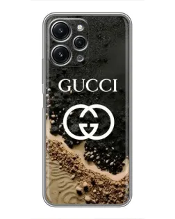Чехол для Xiaomi Redmi 12 (5G) с картинкой «Gucci — песчаные дюны»