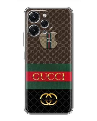 Чехол для Xiaomi Redmi 12 (5G) с картинкой «Gucci — брендированный десерт»