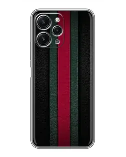 Чехол для Xiaomi Redmi 12 (5G) с картинкой «Gucci — неоновая линия»