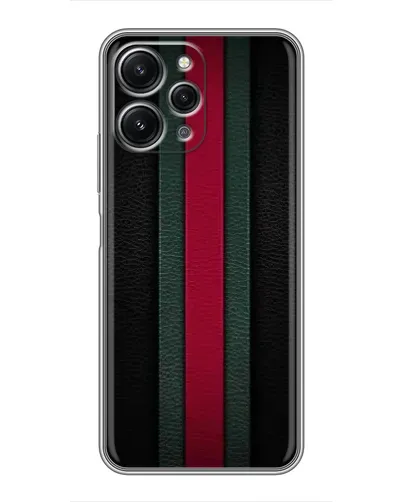 Чехол для Xiaomi Redmi 12 (5G) с картинкой «Gucci — неоновая линия»