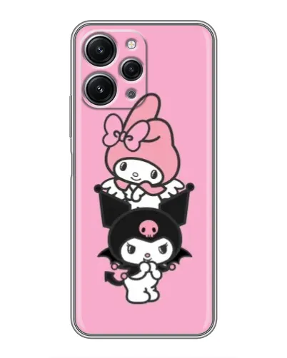 Чехол для Xiaomi Redmi 12 (5G) с картинкой «My Melody и Kuromi» Чехол для Xiaomi Redmi 12 (5G) с картинкой «My Melody и Kuromi»