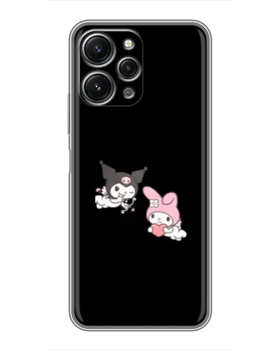 Чехол для Xiaomi Redmi 12 (5G) с картинкой «My Melody и Kuromi» Чехол для Xiaomi Redmi 12 (5G) с картинкой «My Melody и Kuromi»