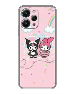 Чехол для Xiaomi Redmi 12 (5G) с картинкой «My Melody и Kuromi» Чехол для Xiaomi Redmi 12 (5G) с картинкой «My Melody и Kuromi»