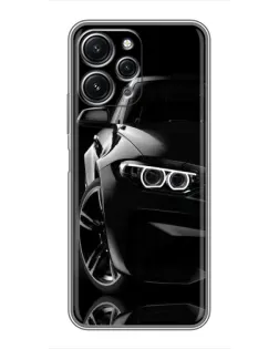 Чехол для Xiaomi Redmi 12 (5G) с картинкой «Черная BMW — профиль» Чехол для Xiaomi Redmi 12 (5G) с картинкой «Черная BMW — профиль»