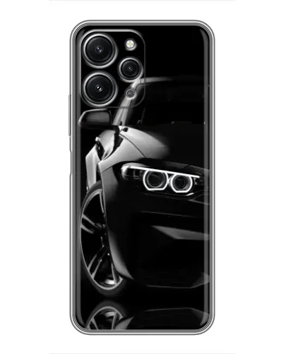 Чехол для Xiaomi Redmi 12 (5G) с картинкой «Черная BMW — профиль» Чехол для Xiaomi Redmi 12 (5G) с картинкой «Черная BMW — профиль»