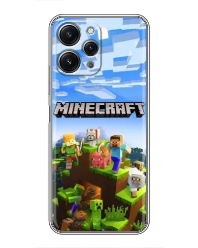Чехол для Xiaomi Redmi 12 (5G) с картинкой «Minecraft классический мир» Чехол для Xiaomi Redmi 12 (5G) с картинкой «Minecraft классический мир»