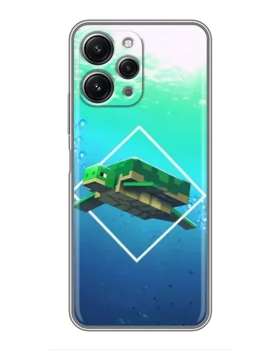 Чехол для Xiaomi Redmi 12 (5G) с картинкой «Черепаха Minecraft» Чехол для Xiaomi Redmi 12 (5G) с картинкой «Черепаха Minecraft»