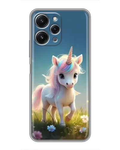 Чехол для Xiaomi Redmi 12 (5G) с картинкой «Единорог на поляне» Чехол для Xiaomi Redmi 12 (5G) с картинкой «Единорог на поляне»