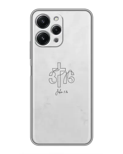 Чехол для Xiaomi Redmi 12 (5G) с картинкой «Иоанна 3:16 Крест» Чехол для Xiaomi Redmi 12 (5G) с картинкой «Иоанна 3:16 Крест»