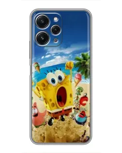 Чехол для Xiaomi Redmi 12 (5G) с картинкой «Развлечения на пляже»