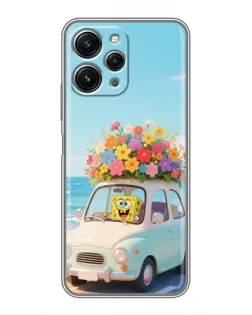 Чехол для Xiaomi Redmi 12 (5G) с картинкой «Автомобильное путешествие»