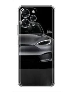 Чехол для Xiaomi Redmi 12 (5G) с картинкой «Tesla Model S Look» Чехол для Xiaomi Redmi 12 (5G) с картинкой «Tesla Model S Look»