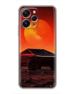 Чехол для Xiaomi Redmi 12 (5G) с картинкой «Cybertruck на Марсе» Чехол для Xiaomi Redmi 12 (5G) с картинкой «Cybertruck на Марсе»