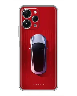 Чехол для Xiaomi Redmi 12 (5G) с картинкой «Tesla Top View» Чехол для Xiaomi Redmi 12 (5G) с картинкой «Tesla Top View»