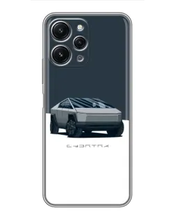 Чехол для Xiaomi Redmi 12 (5G) с картинкой «Серебристый Cybertruck Tesla» Чехол для Xiaomi Redmi 12 (5G) с картинкой «Серебристый Cybertruck Tesla»