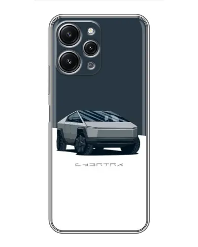 Чехол для Xiaomi Redmi 12 (5G) с картинкой «Серебристый Cybertruck Tesla» Чехол для Xiaomi Redmi 12 (5G) с картинкой «Серебристый Cybertruck Tesla»
