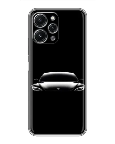 Чехол для Xiaomi Redmi 12 (5G) с картинкой «Фары Tesla Night» Чехол для Xiaomi Redmi 12 (5G) с картинкой «Фары Tesla Night»
