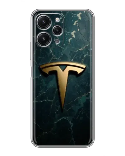 Чехол для Xiaomi Redmi 12 (5G) с картинкой «Мраморная Tesla Gold» Чехол для Xiaomi Redmi 12 (5G) с картинкой «Мраморная Tesla Gold»
