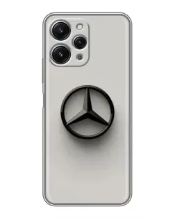 Чехол для Xiaomi Redmi 12 (5G) с картинкой «Mercedes Maybach стиль»