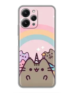 Чехол для Xiaomi Redmi 12 (5G) с картинкой «Единорог Pusheen»