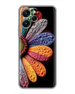 Чехол для Xiaomi Redmi 12 (5G) с картинкой «Радужный цветок»