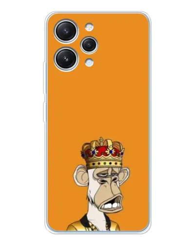 Чехол для Xiaomi Redmi 12 с картинкой «Золотая обезьяна Bored Ape»