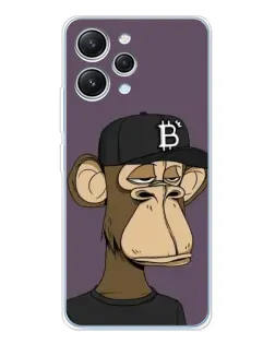 Чехол для Xiaomi Redmi 12 с картинкой «Bored Ape в кепке» Чехол для Xiaomi Redmi 12 с картинкой «Bored Ape в кепке»