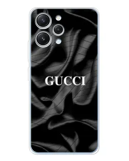 Чехол для Xiaomi Redmi 12 с картинкой «Gucci — шелковые волны» Чехол для Xiaomi Redmi 12 с картинкой «Gucci — шелковые волны»