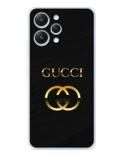 Чехол для Xiaomi Redmi 12 с картинкой «Золотой логотип Gucci» Чехол для Xiaomi Redmi 12 с картинкой «Золотой логотип Gucci»