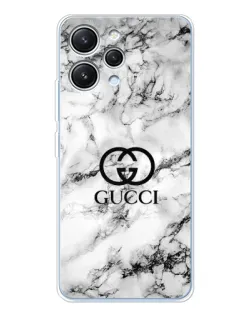 Чехол для Xiaomi Redmi 12 с картинкой «Gucci — мраморный шик» Чехол для Xiaomi Redmi 12 с картинкой «Gucci — мраморный шик»