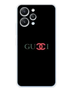 Чехол для Xiaomi Redmi 12 с картинкой «Gucci — красный градиент» Чехол для Xiaomi Redmi 12 с картинкой «Gucci — красный градиент»