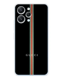 Чехол для Xiaomi Redmi 12 с картинкой «Gucci — строгая линия» Чехол для Xiaomi Redmi 12 с картинкой «Gucci — строгая линия»