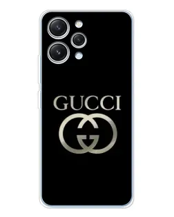 Чехол для Xiaomi Redmi 12 с картинкой «Gucci — золото на черном» Чехол для Xiaomi Redmi 12 с картинкой «Gucci — золото на черном»
