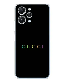 Чехол для Xiaomi Redmi 12 с картинкой «Gucci — неоновый минимализм» Чехол для Xiaomi Redmi 12 с картинкой «Gucci — неоновый минимализм»