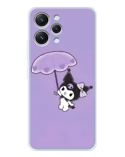 Чехол для Xiaomi Redmi 12 с картинкой «Kuromi с зонтиком» Чехол для Xiaomi Redmi 12 с картинкой «Kuromi с зонтиком»