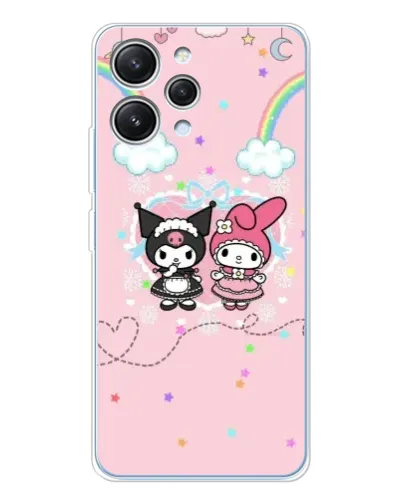 Чехол для Xiaomi Redmi 12 с картинкой «My Melody и Kuromi» Чехол для Xiaomi Redmi 12 с картинкой «My Melody и Kuromi»