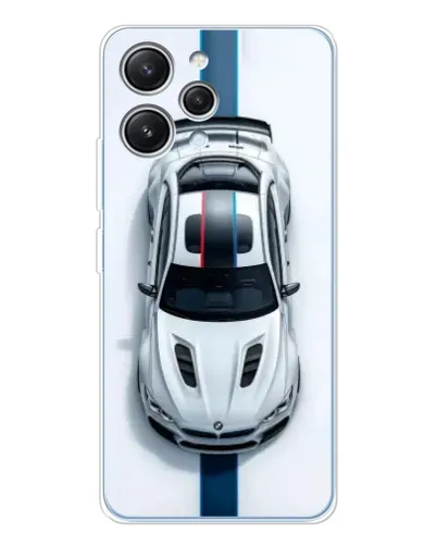 Чехол для Xiaomi Redmi 12 с картинкой «Вид сверху — BMW M»